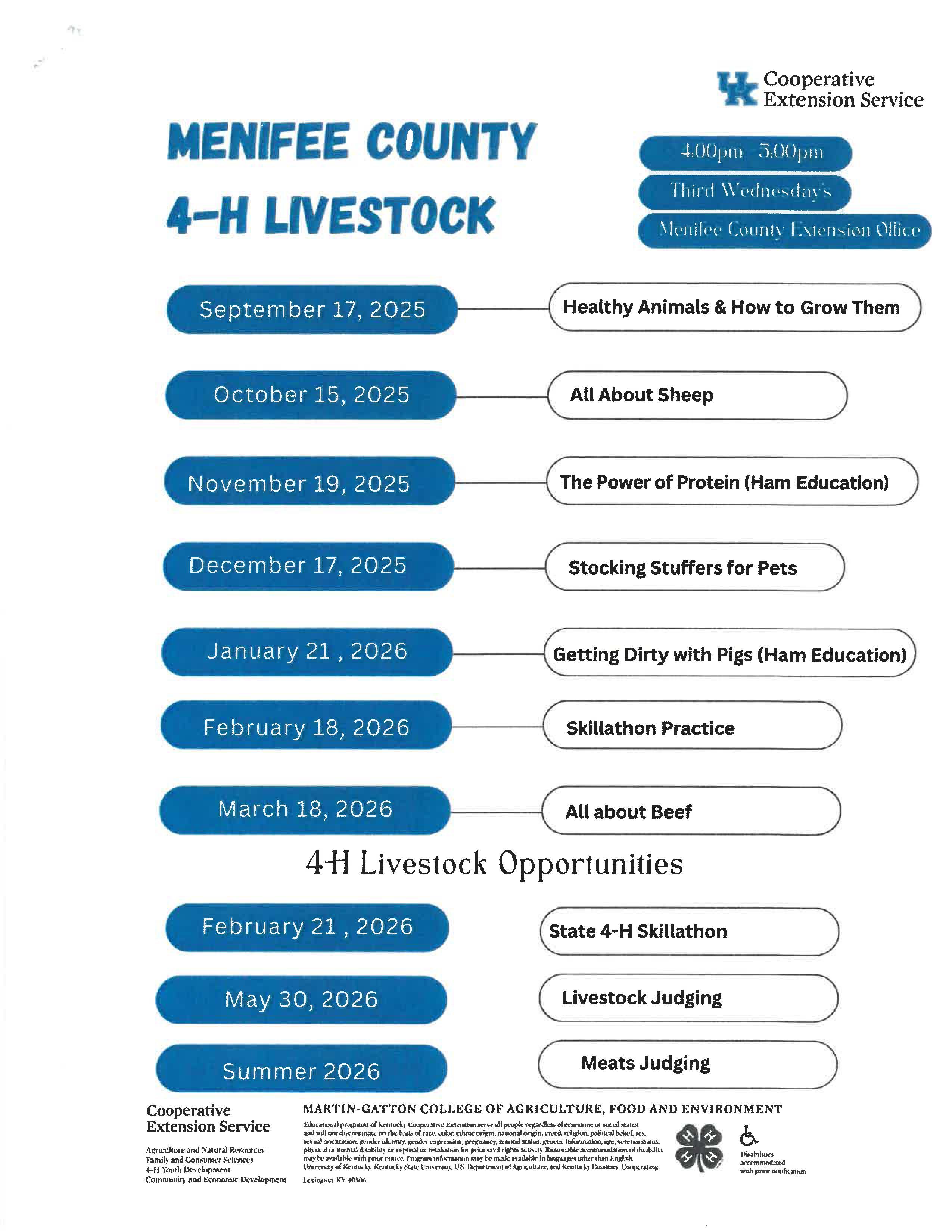 Learn About Livestock